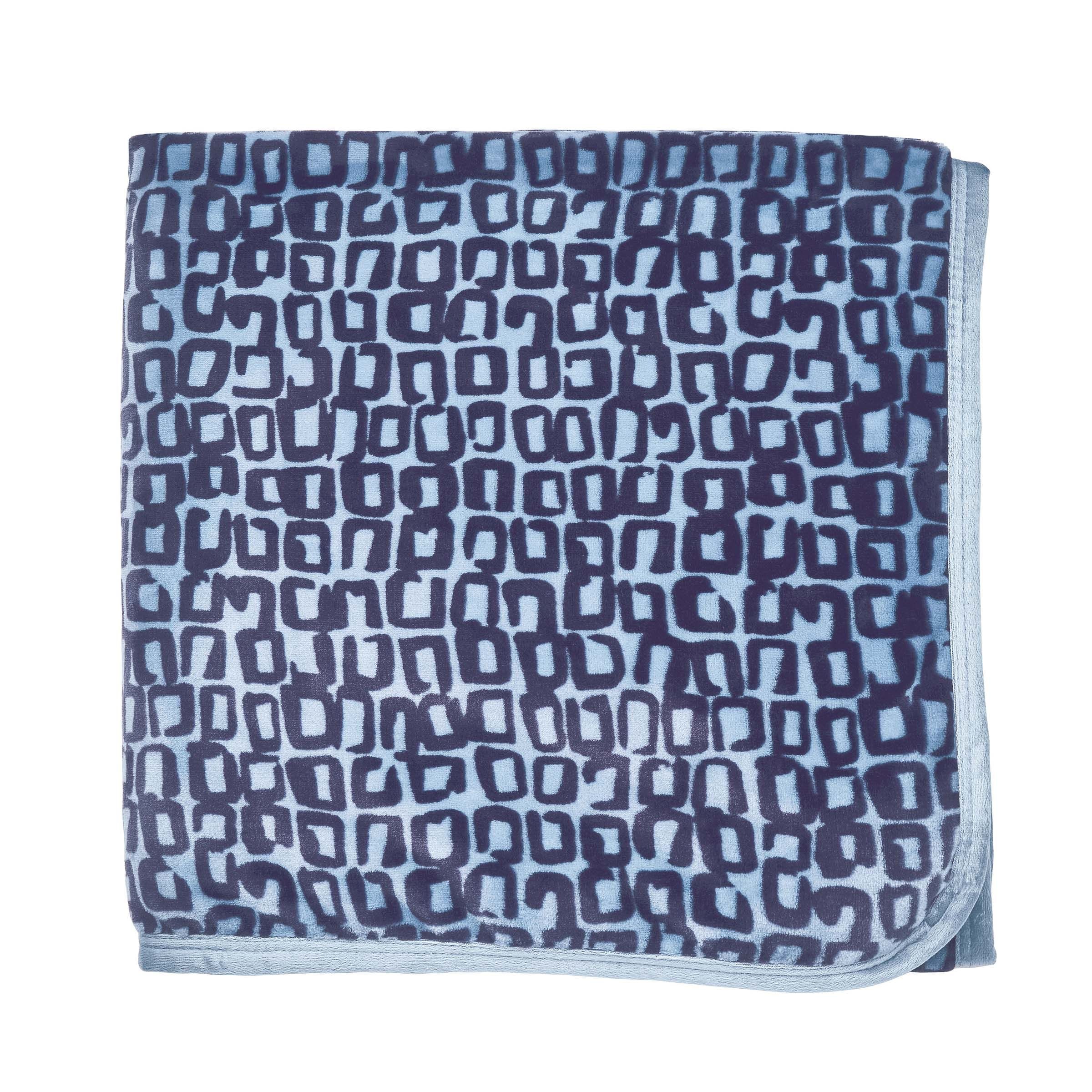 Cosmo Viva Fleece Throw By Helena Springfield In Navy Blue